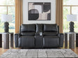 Mega Furniture - Ashley Furniture - Glossmore Living Room - Rocker Recliner / Black - PCU1170025