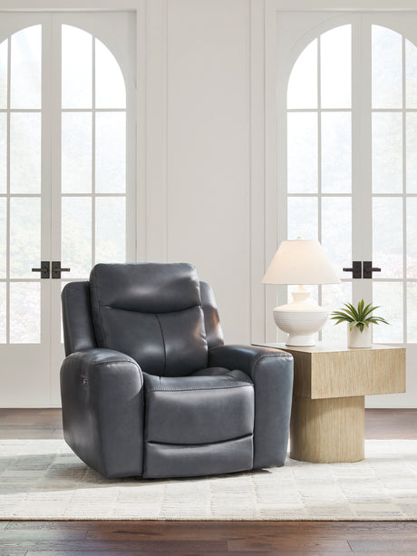 Mega Furniture - Ashley Furniture - Next Move Living Room - PWR REC Sofa with ADJ Headrest / Admiral - PCU1210015