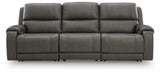 Mega Furniture - Ashley Furniture - 5Z - Pittson Sectional - 3-Piece Power Sectional Reclining Sofa / Anchor - PCU12600S3