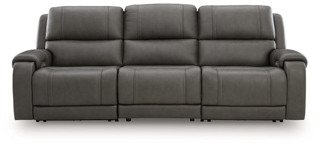 Mega Furniture - Ashley Furniture - 5Z - Pittson Sectional - 3-Piece Power Sectional Reclining Sofa / Anchor - PCU12600S3