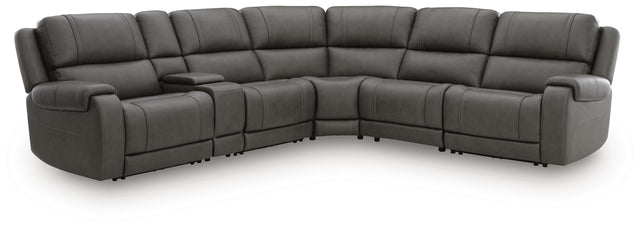 Mega Furniture - Ashley Furniture - 5Z - Pittson Sectional - 6-Piece Power Reclining Sectional - PCU12600S12