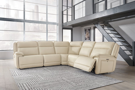 Mega Furniture - Ashley Furniture - Double Deal Sectional - 4-Piece Reclining Sectional / Almond - U13001S6