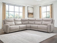 Mega Furniture - Ashley Furniture - Gravier Sectional - 5-Piece Power Reclining Sectional - U13300S4