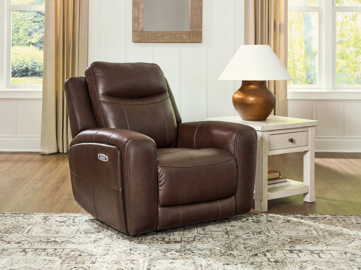 Mega Furniture - Ashley Furniture - Gravier Living Room - PWR Recliner/ADJ Headrest / Cordova - U1330113