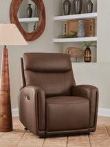 Mega Furniture - Ashley Furniture - Pincara Living Room - PWR AutoGlide REC/ADJ Headrest / Umber - PCU1380242