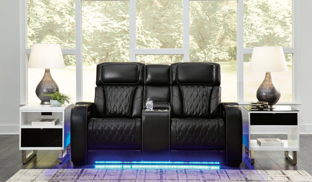 Mega Furniture - Ashley Furniture - Boyington Living Room - PWR Recliner/ADJ Headrest / Gray - U2710513