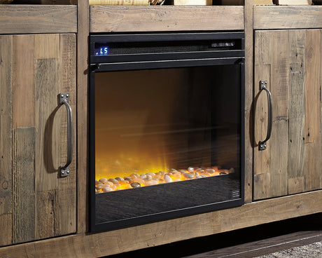 Mega Furniture - Ashley Furniture - Entertainment Accessories Electric Fireplace Insert - Electric Fireplace Insert / Black - W100-02