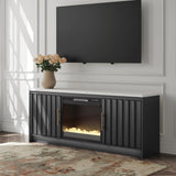 Mega Furniture - Ashley Furniture - Cadmori 63" TV Stand with Electric Fireplace - 63" TV Stand with Electric Fireplace - W2616W1