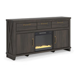 Brazen Valley 71" TV Stand with Electric Fireplace