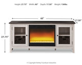 Dorrinson 60" TV Stand with Electric Fireplace