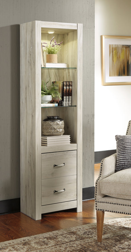 Mega Furniture - Ashley Furniture - Bellaby Entertainment Center - Pier / Whitewash - W331-24