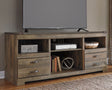 Mega Furniture - Ashley Furniture - Trinell TV Stand - 63" / Brown - W446-68