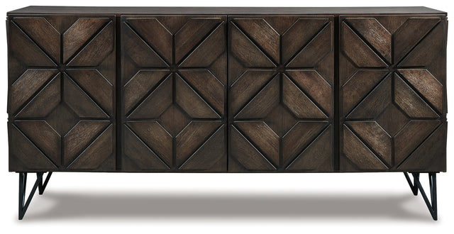 Mega Furniture - Ashley Furniture - Chasinfield 72" TV Stand - 72" / Dark Brown - W648-68
