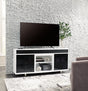 Mega Furniture - Ashley Furniture - Gardoni 72" TV Stand - 72" / White/Black - W756-68