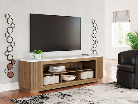 Mega Furniture - Ashley Furniture - Camdill 80" TV Stand - 80" / Light Brown - W808-68
