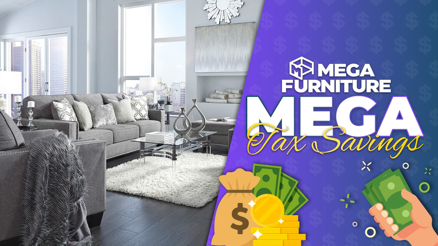 Mega furniture store warehouse